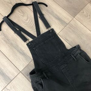 Black denim overalls - 29